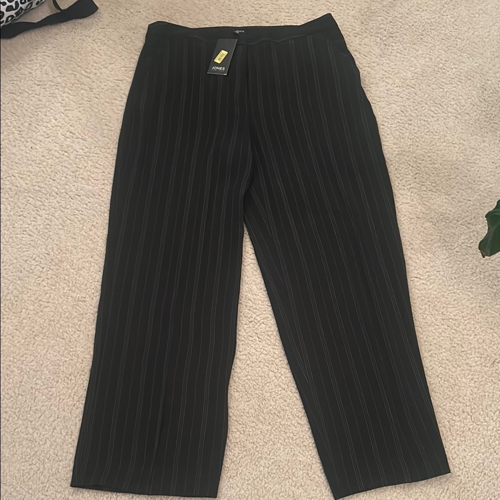 JONES New York Black Pinstripe Women’s Dress Pants
